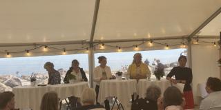 Debatpanel ved HudSagens debat på Folkemødet - i panel bl.a. landsformand Liselott Blixt