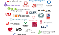 Underskrevet med logoer fra 44 patientforeninger