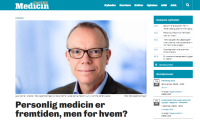 Udklip af debatindlægget med dir. Lars Werner i Dagens Medicin/Pharma.