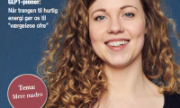 Forsiden af Hud & Helse 3 2025 med kognitiv kostvejleder Katrine Gisiger på forsiden.