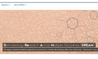 Skærmbillede af forskningscenter DREAMs hjemmeside ved AUH